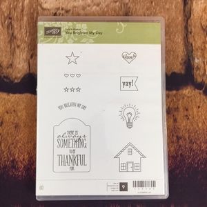 🌸 Stampin Up! YOU BRIGHTEN MYDAY STAMP SET NOS